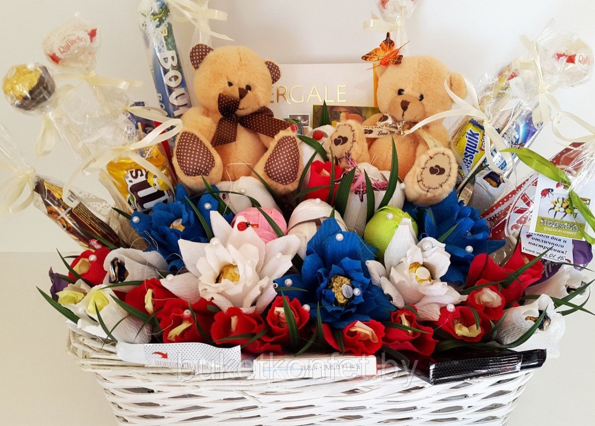 Букет с конфетами