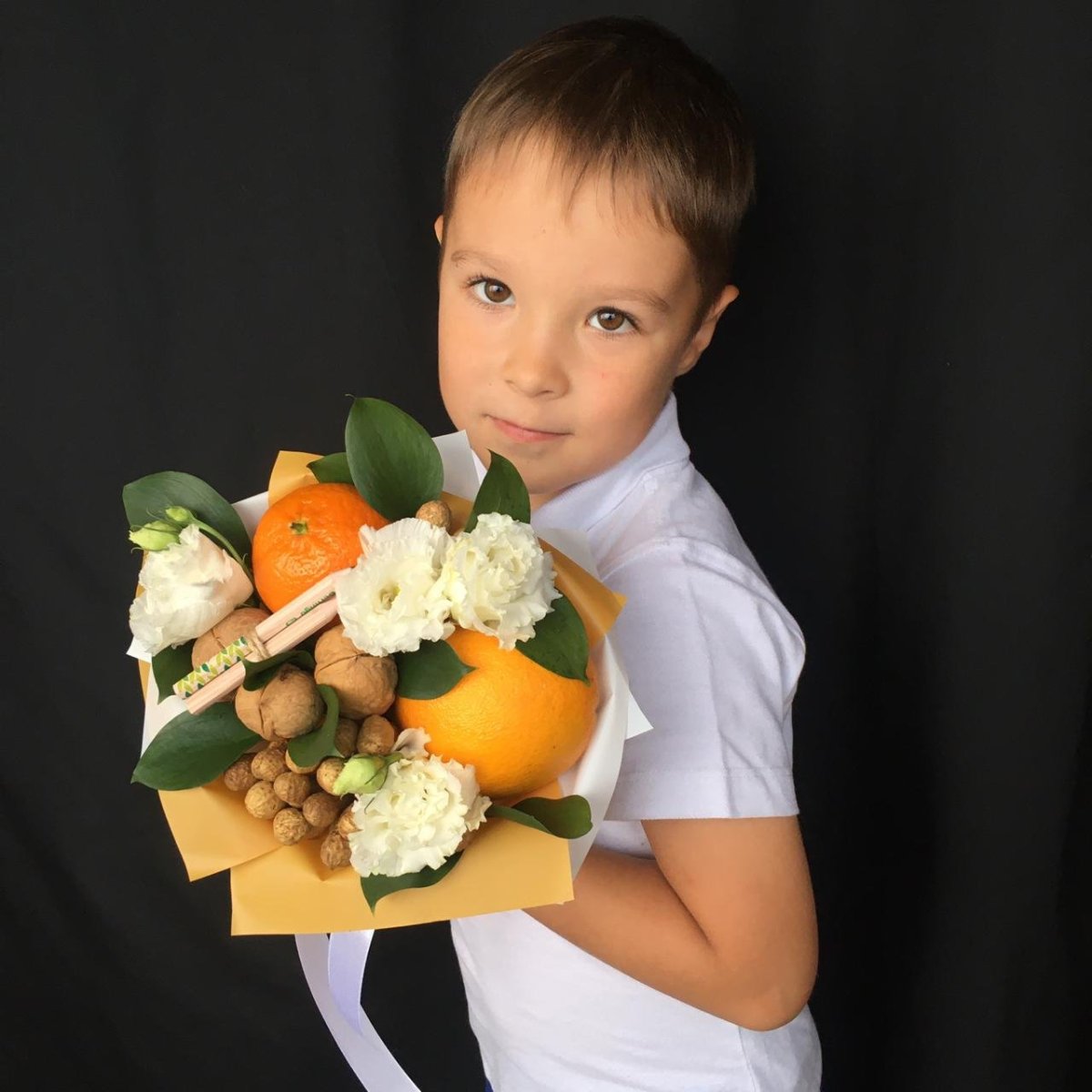 Букет на 1 сентября оригинальный