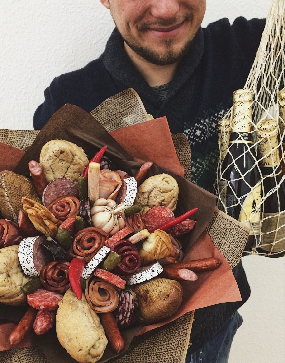 Букет на шпажках для мужчины