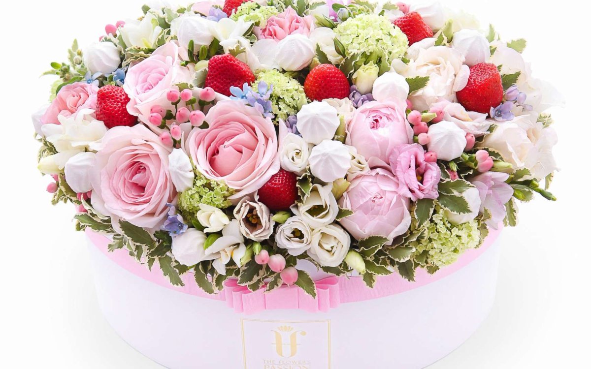 Цветы в коробке