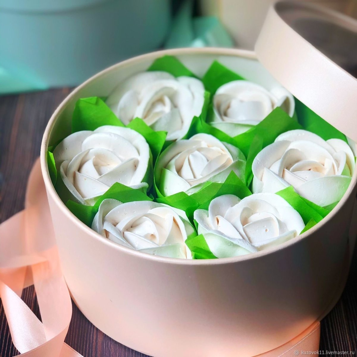 Цветы из зефира