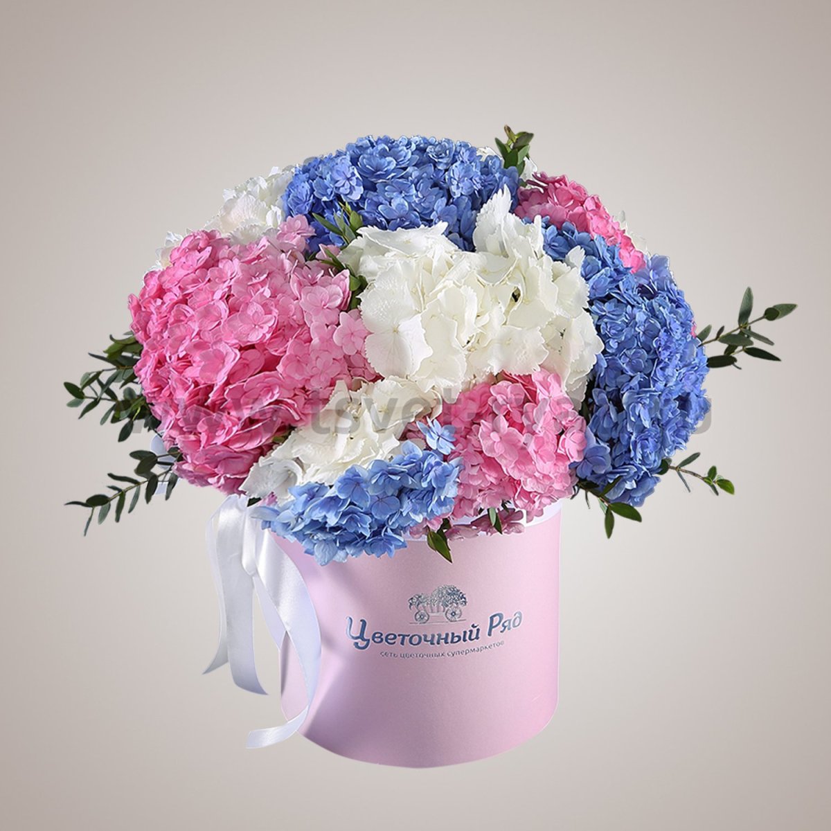 Зефирный букет с гортензией
