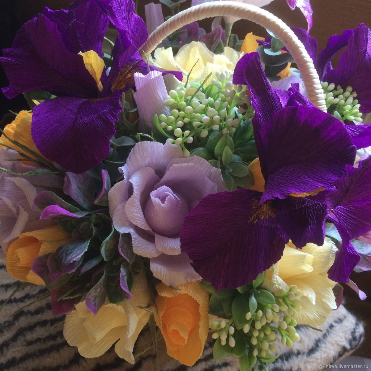 Красивые букеты с ирисами