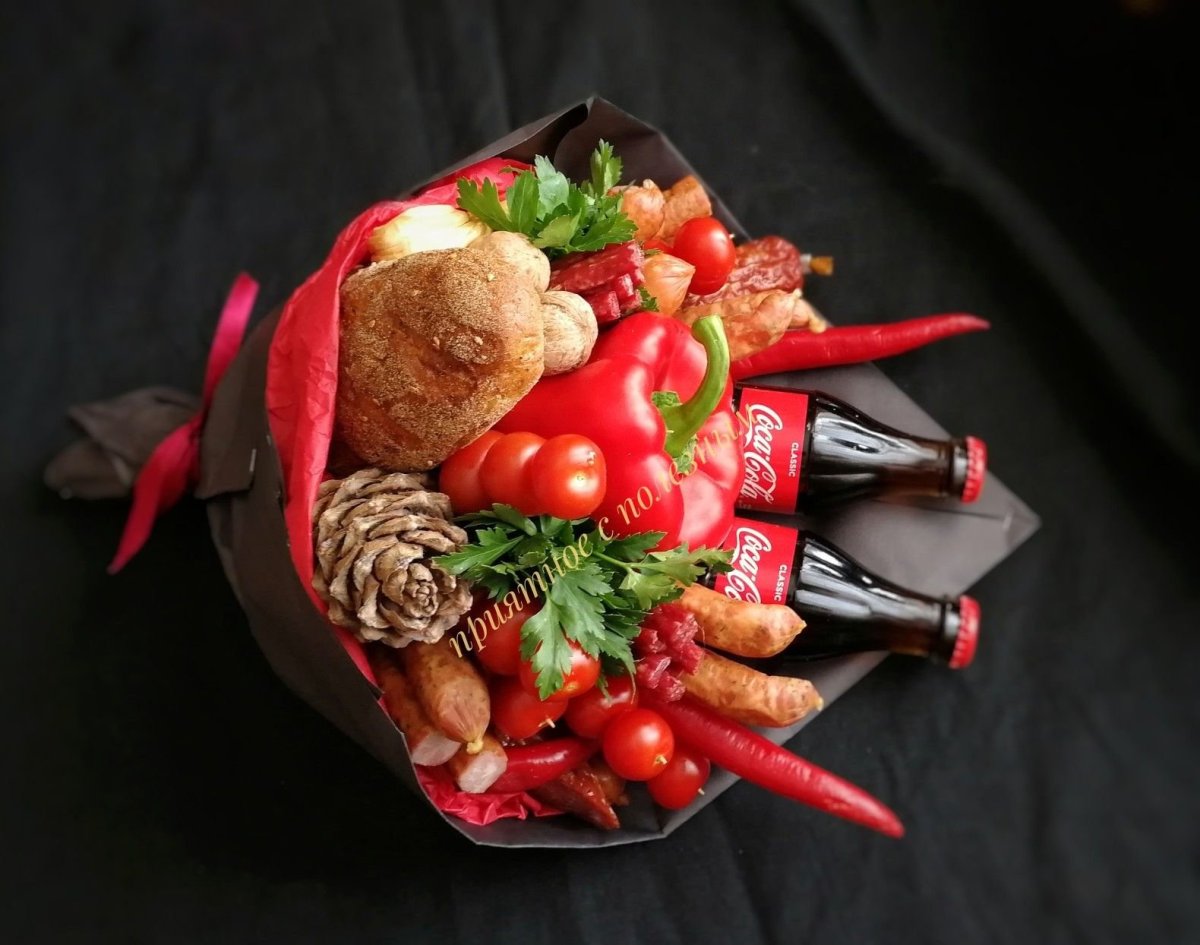 Съедобные букеты для мужчин