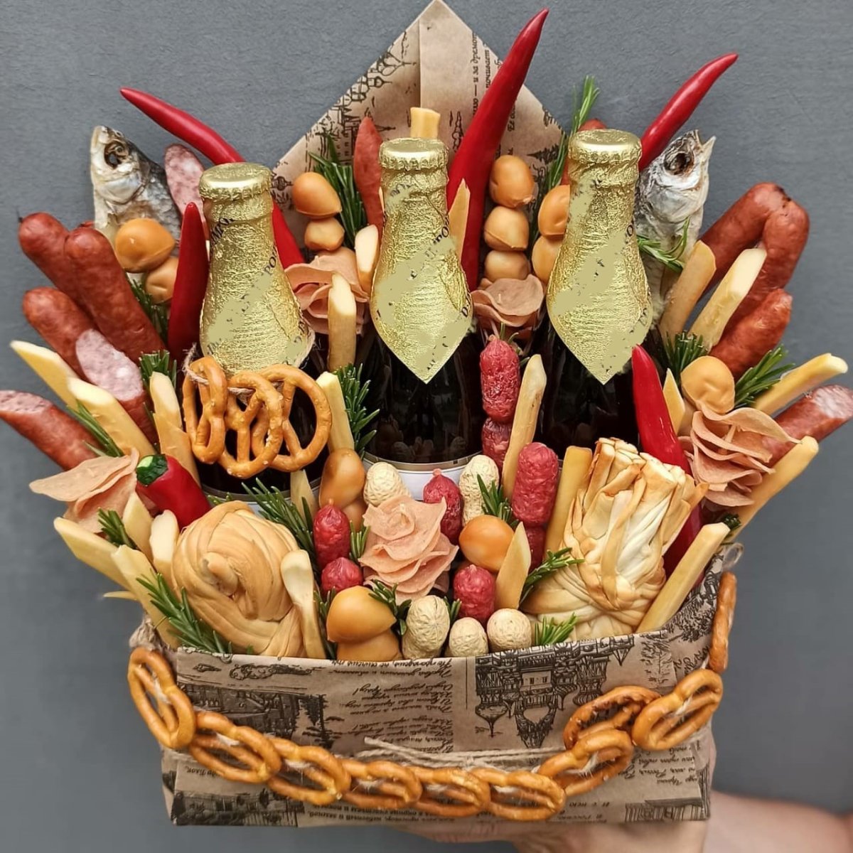 Мясной букет для мужчины