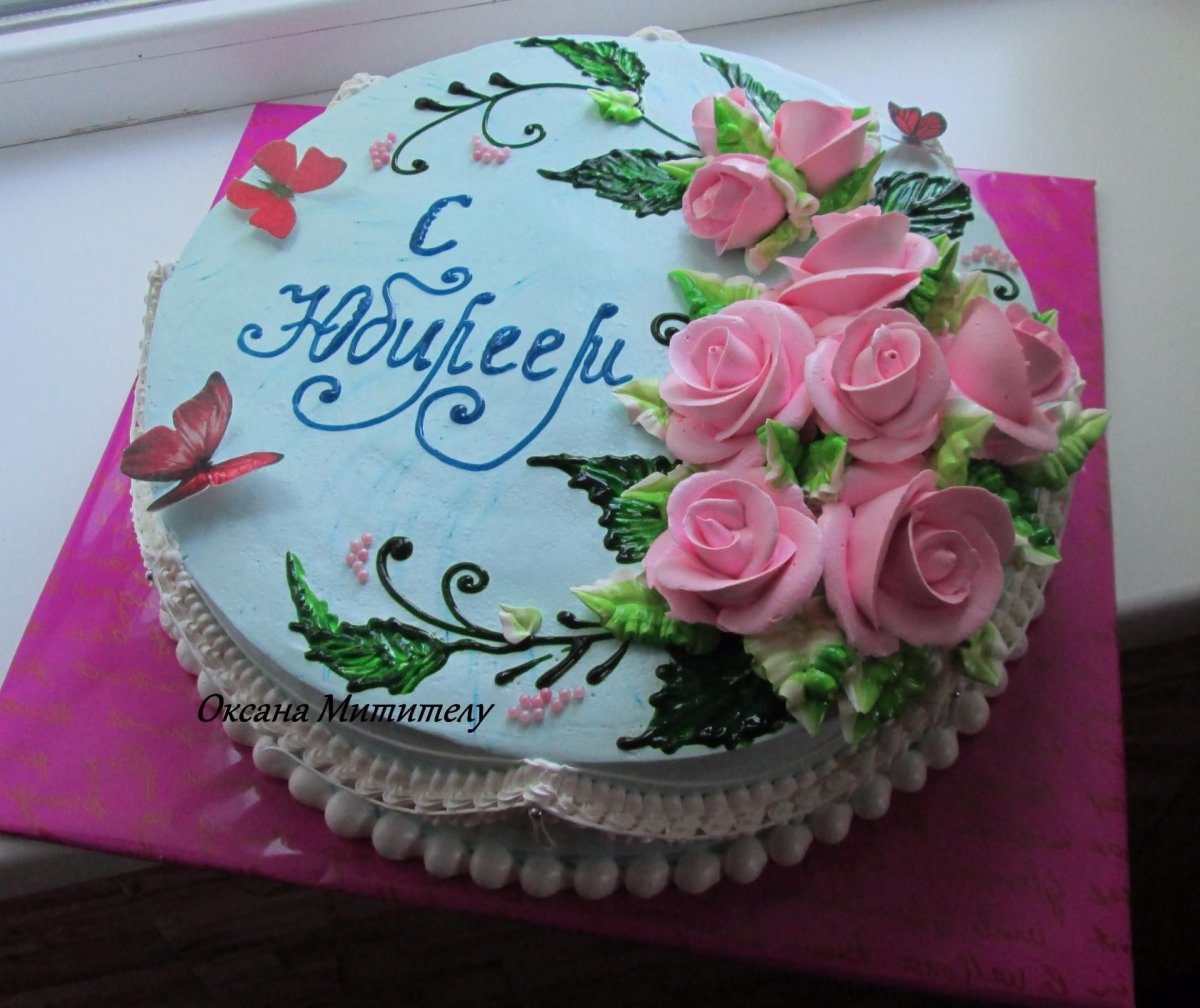 Торт на выпускной кремовый