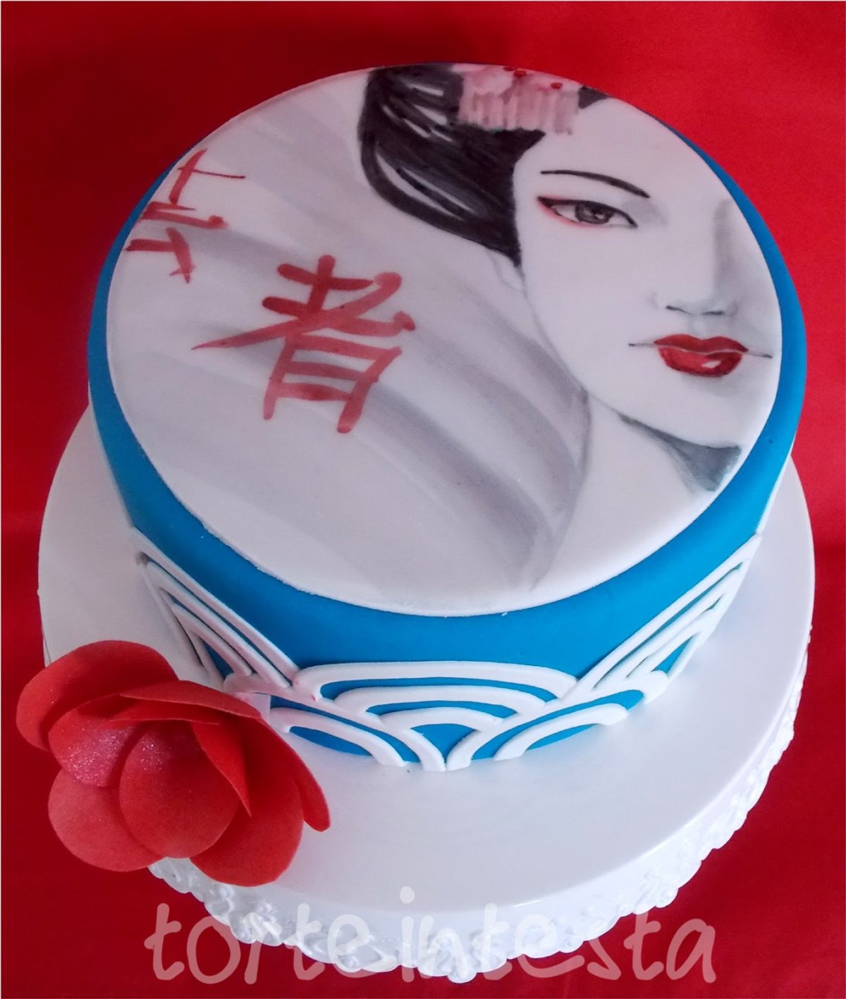 Торт в японском стиле