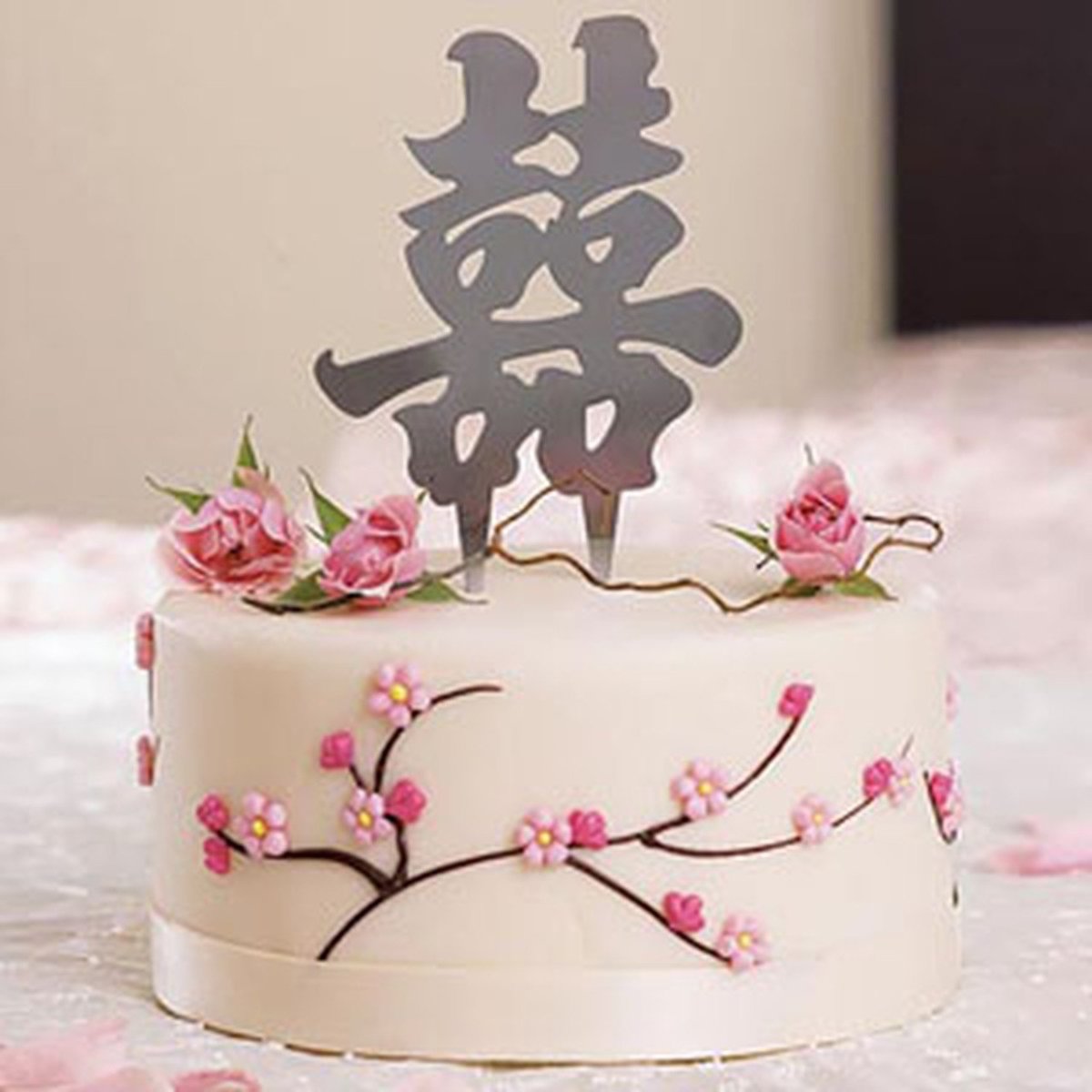 Украшение торта в японском стиле