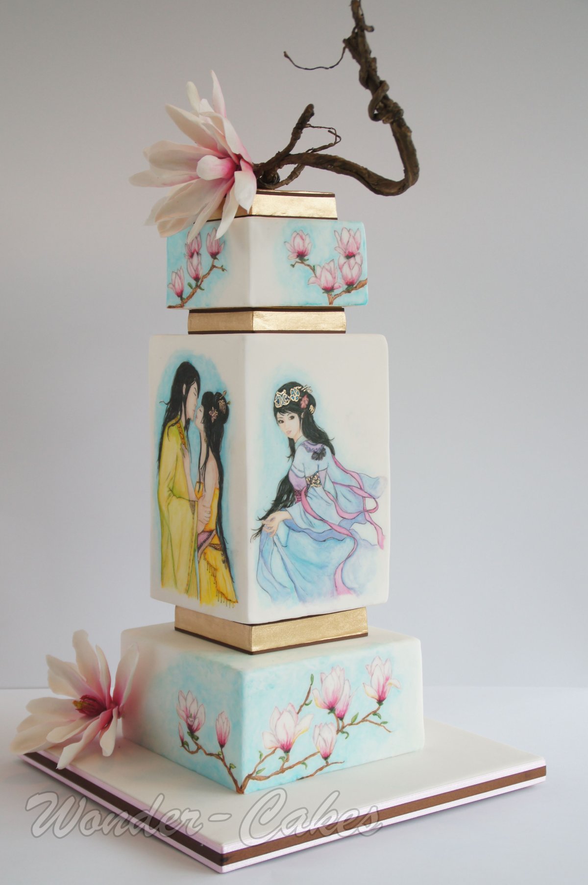 Торт в японском стиле для девочки