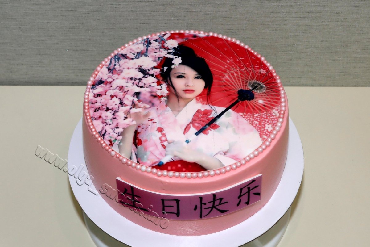 Торт в японской тематике