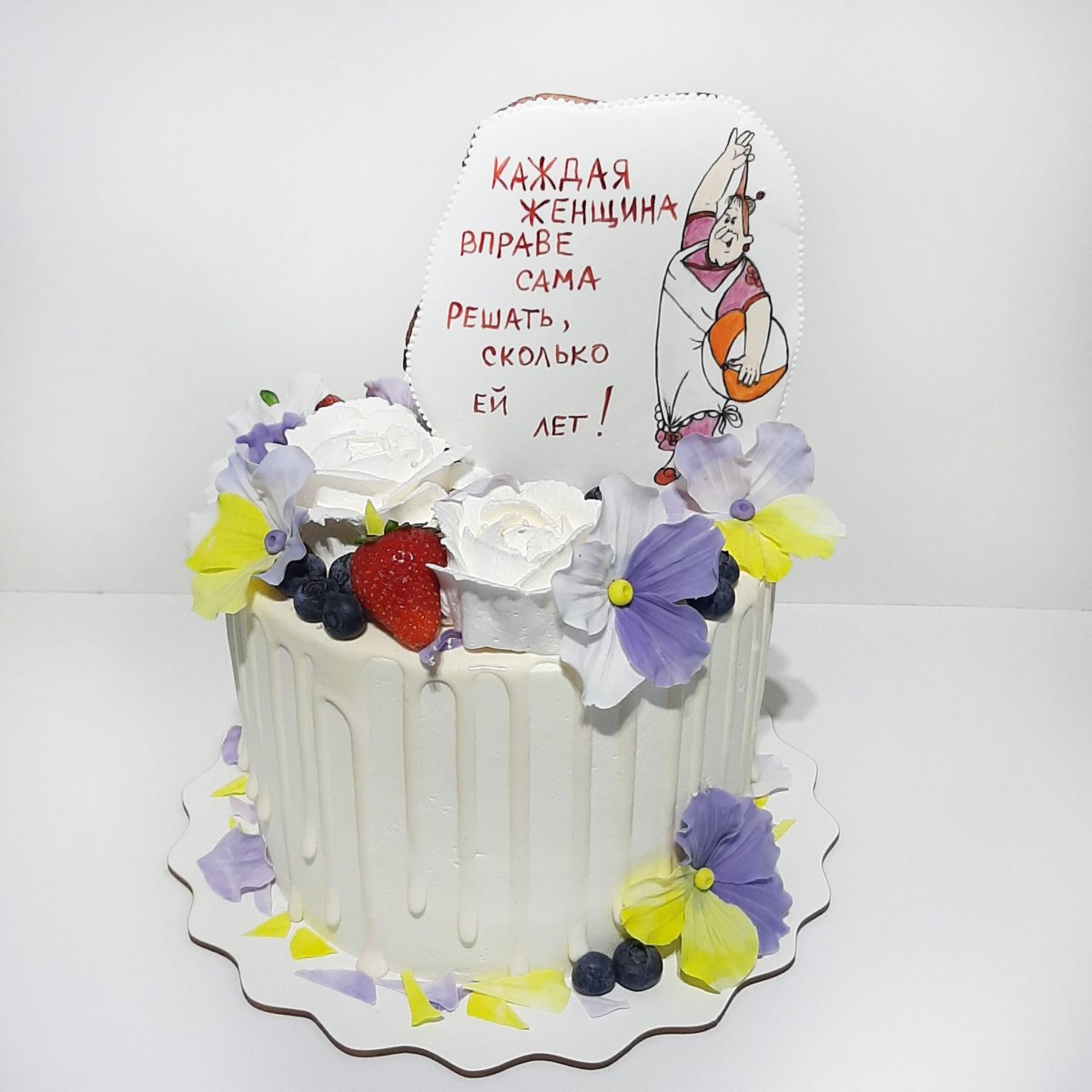 Оригинальные надписи на тортах