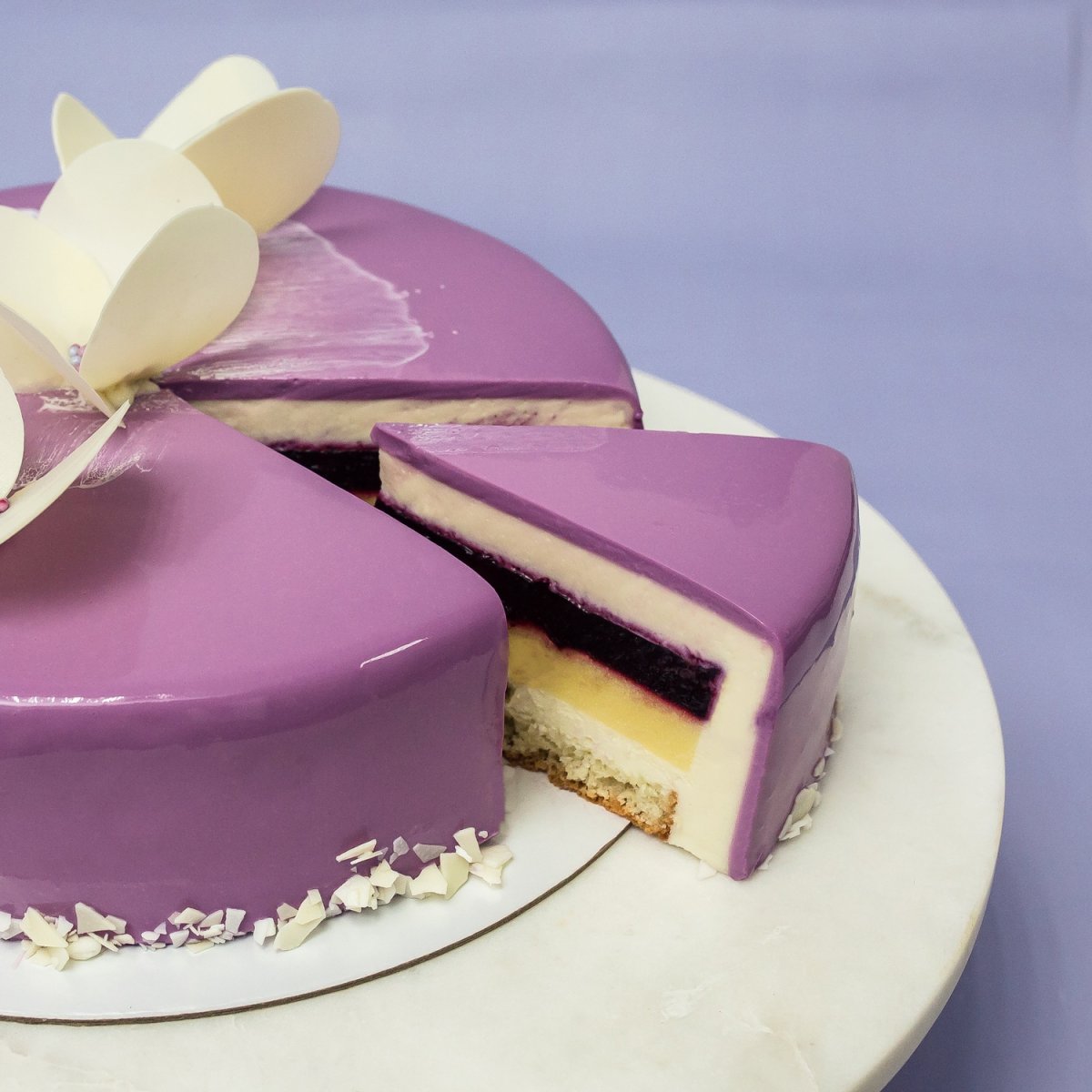 Муссовый торт Лаванда