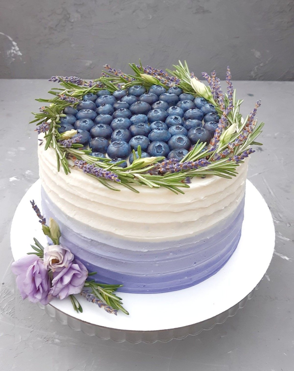 Чизкейк черника Лаванда