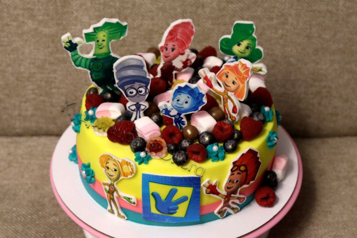 Фиксики и дим Димыч торт