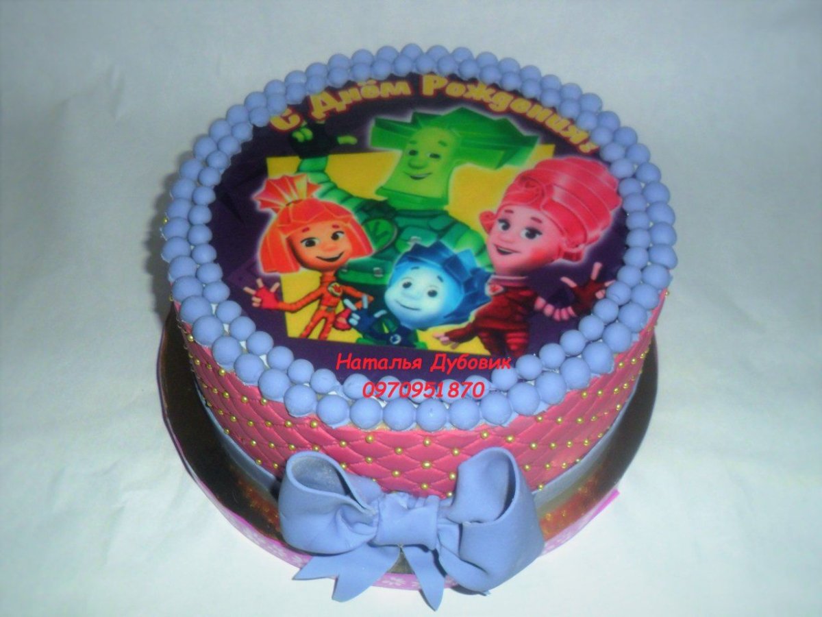 Торт Фиксики для мальчика без мастики