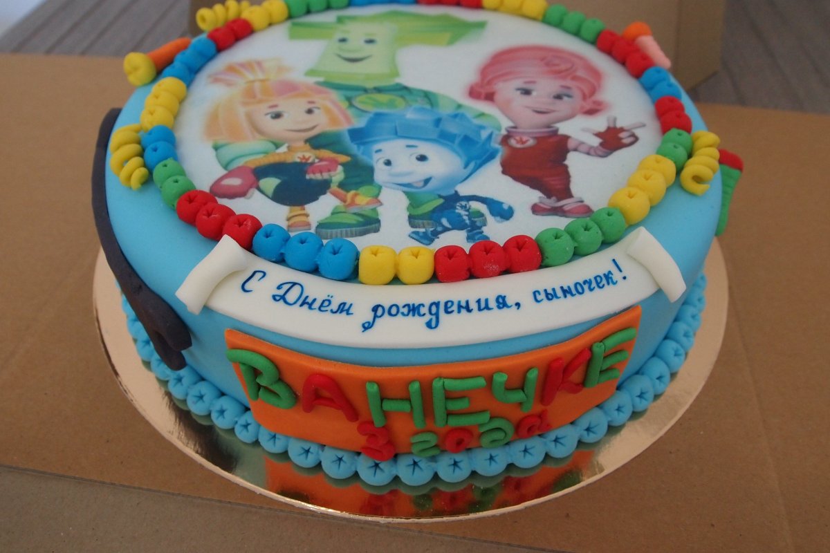 Торт Фиксики для мальчика 5