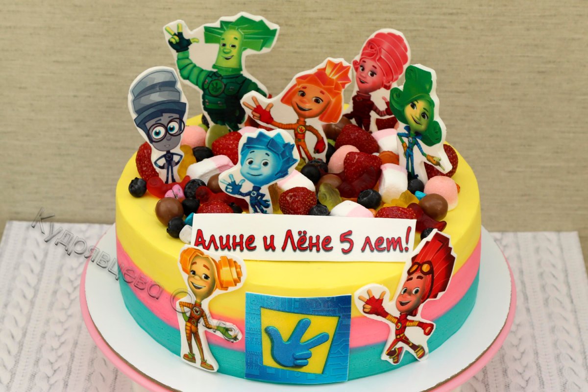Торт Фиксики для мальчика