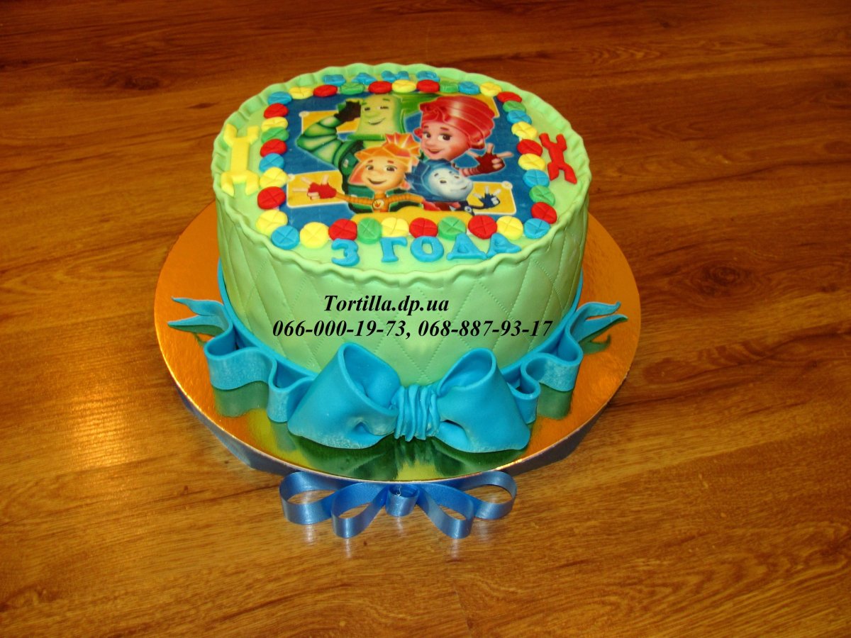 Торт Фиксики для мальчика без мастики