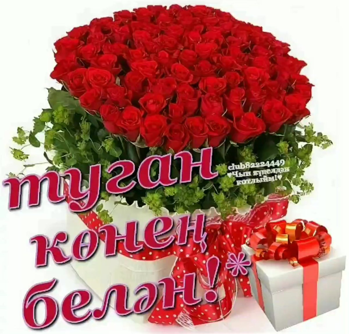 Поздравления с днём рождения женщине на татарском языке