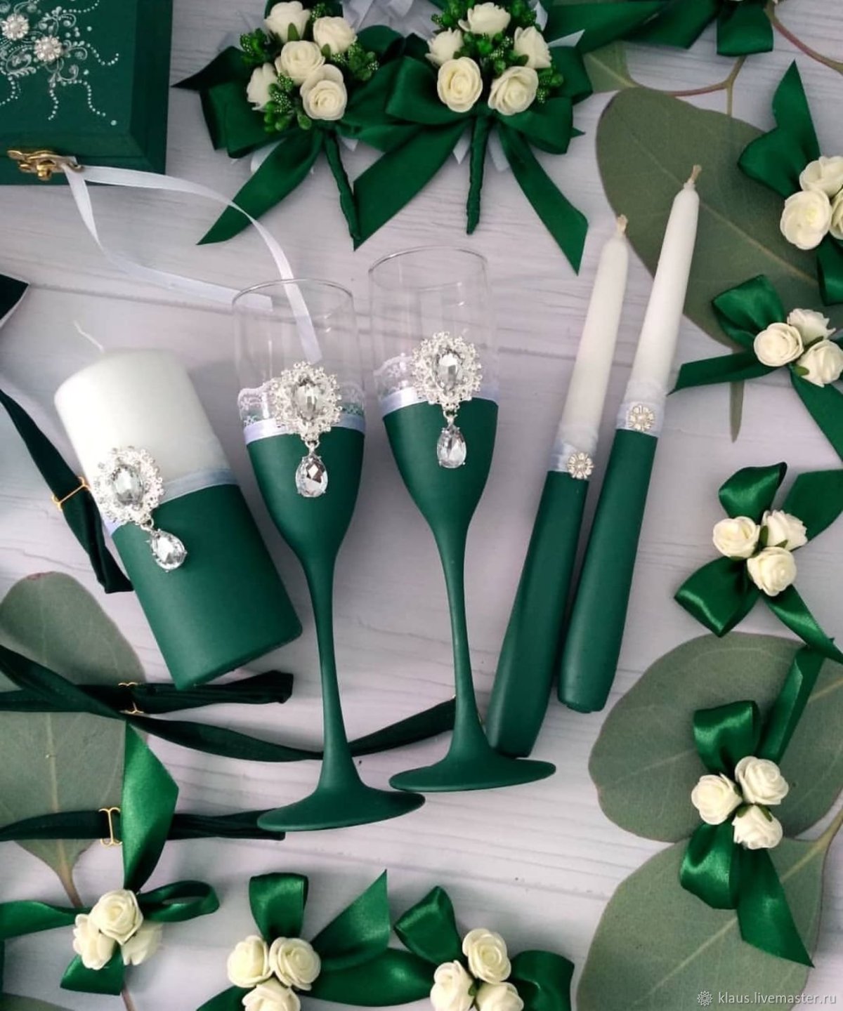 Свадьба в изумрудном цвете