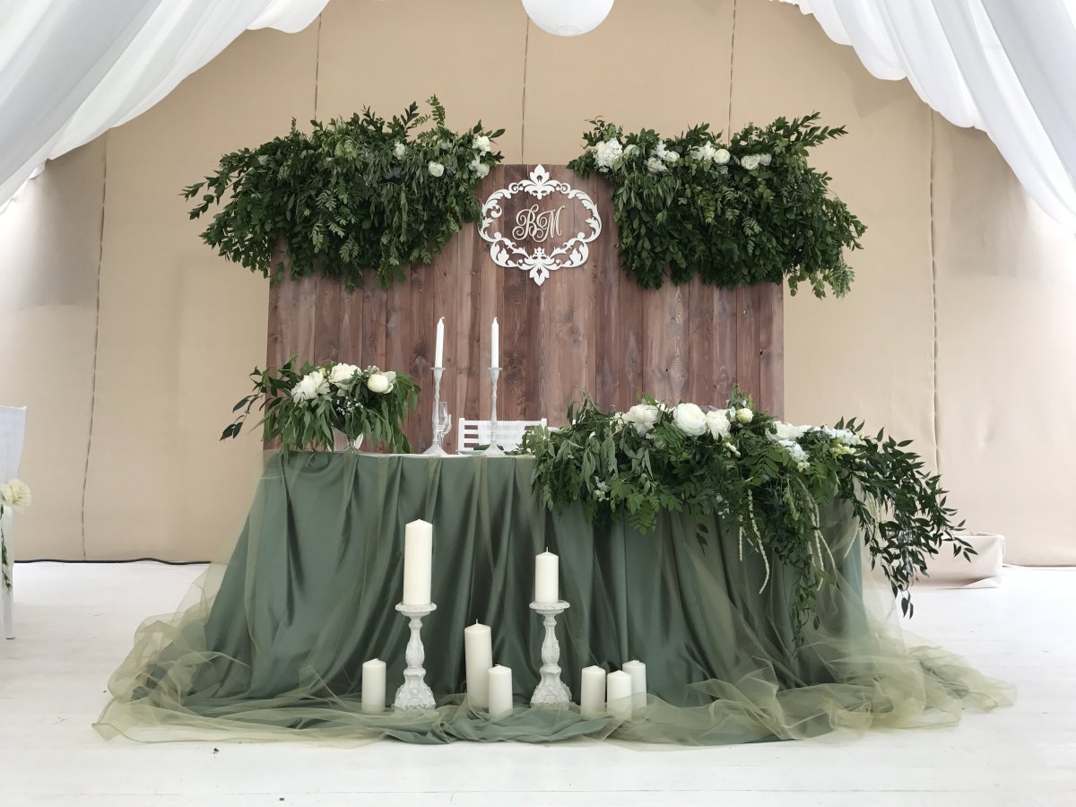 Свадебный декор Президиума