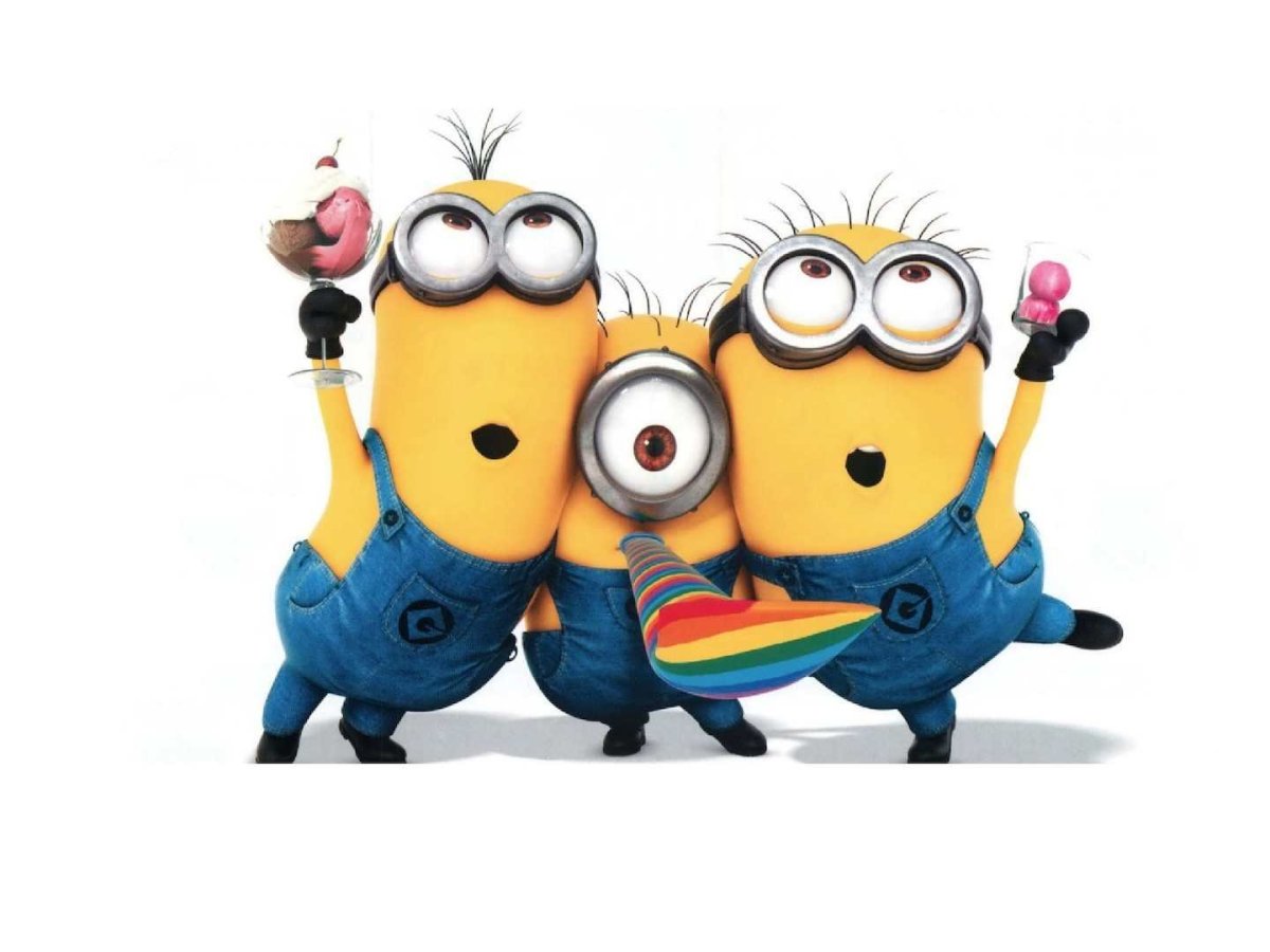 Миньон поздравляю с днем рождения 1