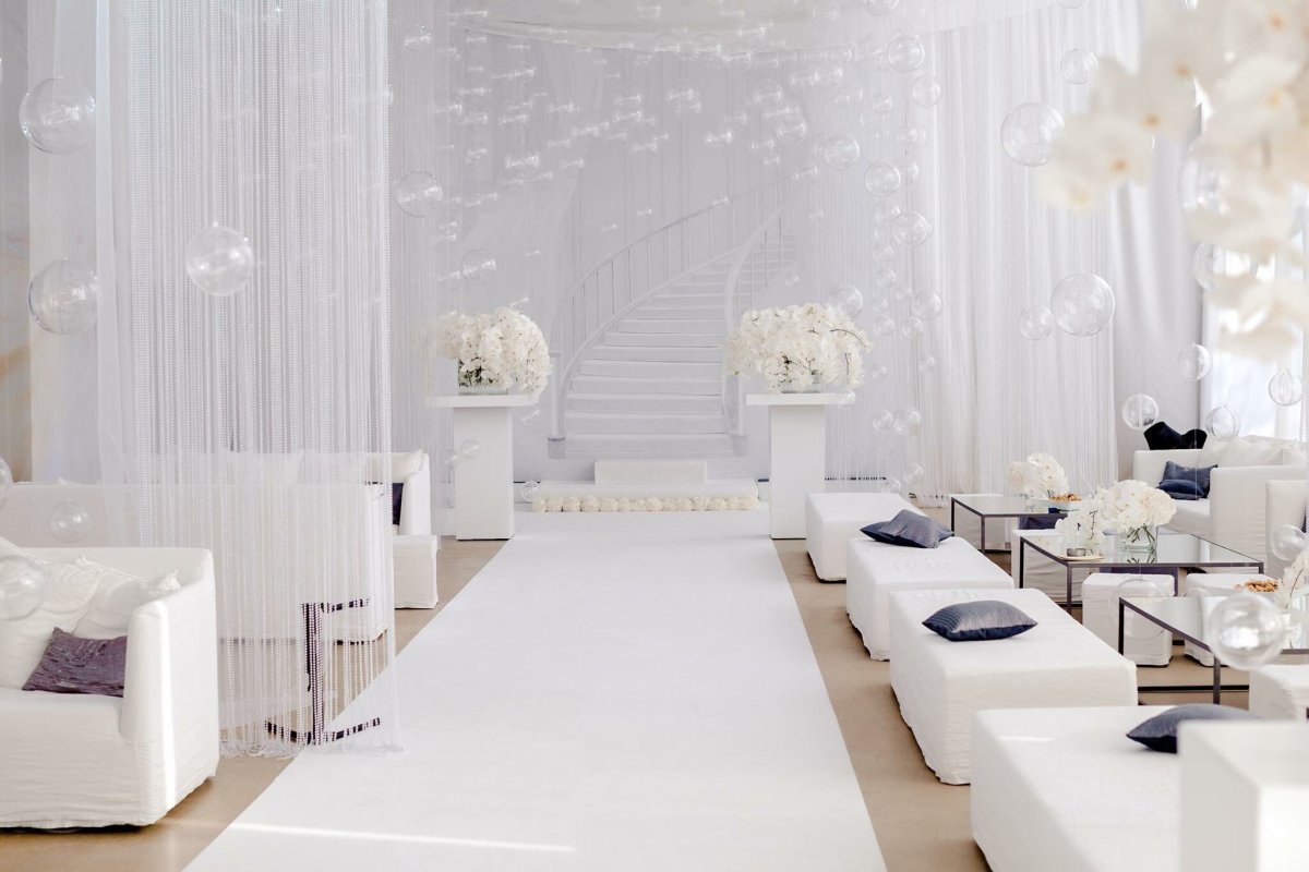 Свадьба в бело золотых тонах