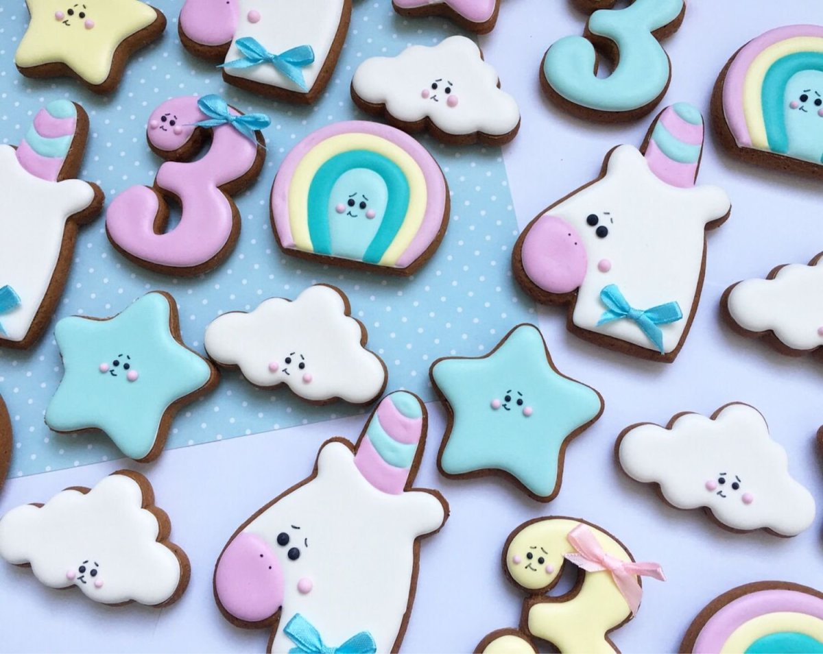 Имбирный пряник Единорожка