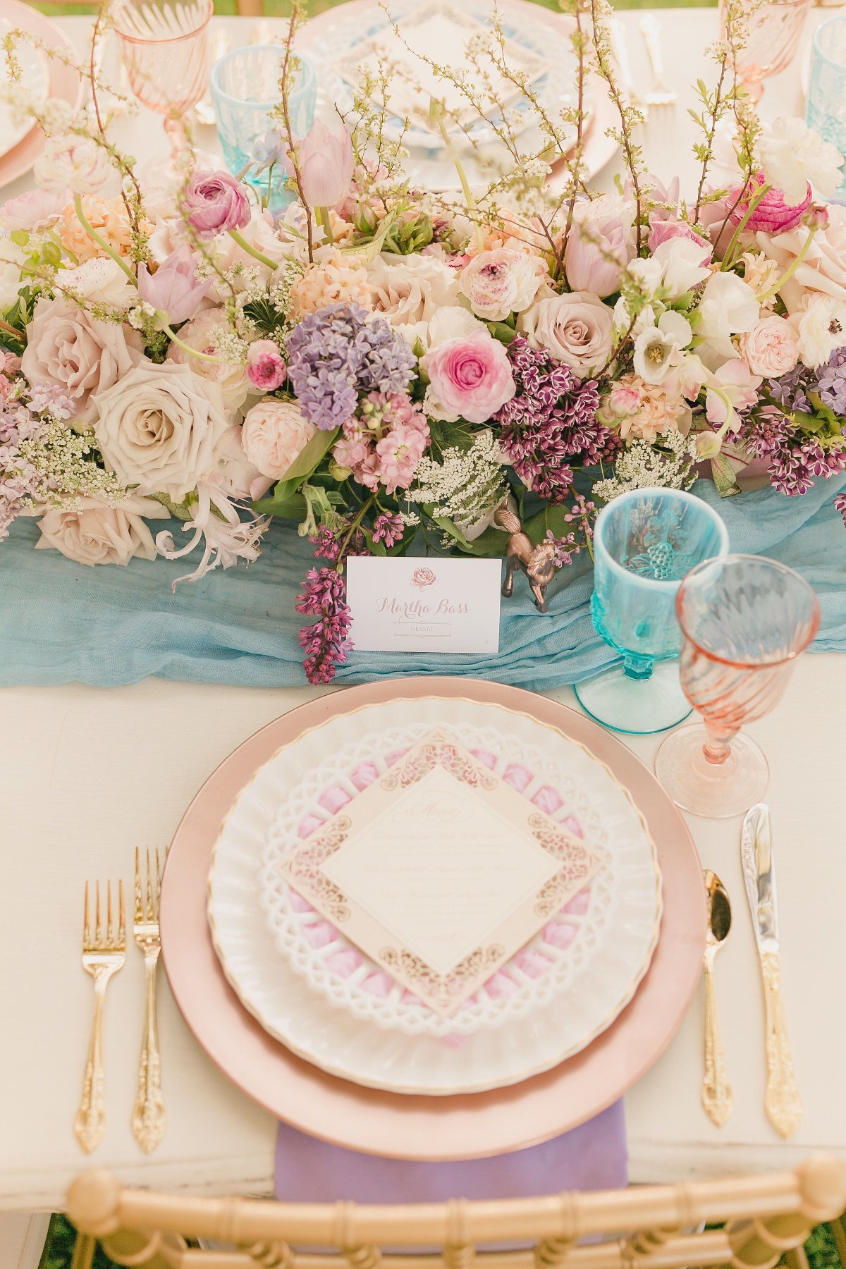 Украшение пастельных тонах зал