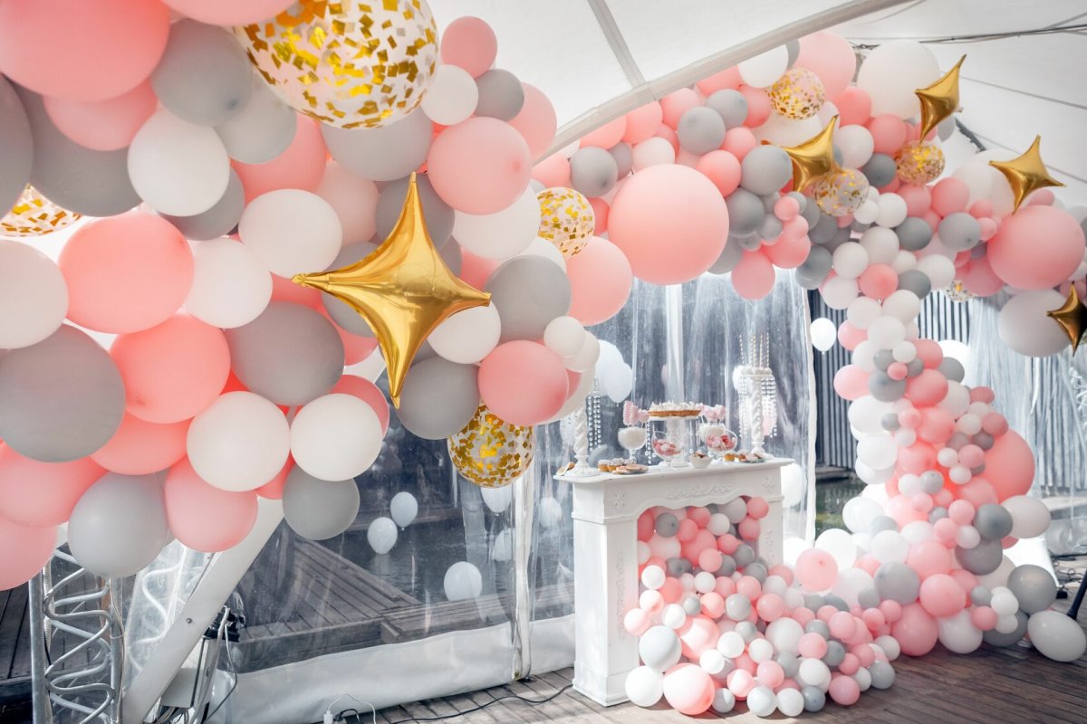 Декорация шарами