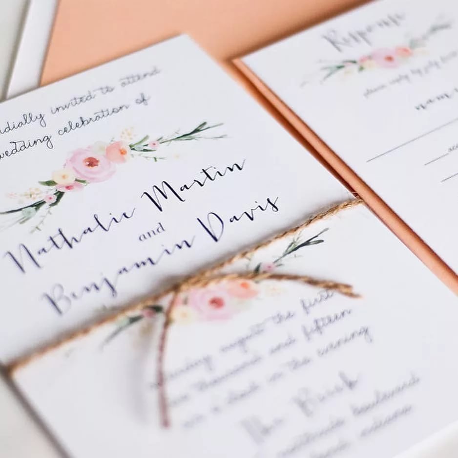 Пригласительные на свадьбу обычные