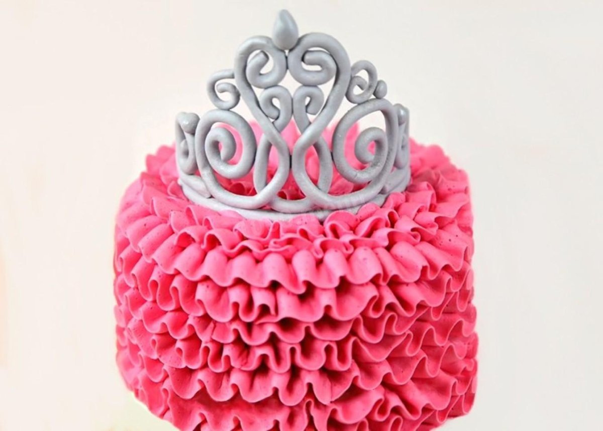 Торт корона золотой Колос