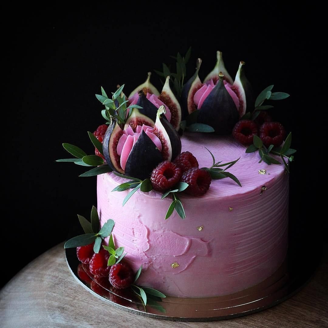 Торт с цветами