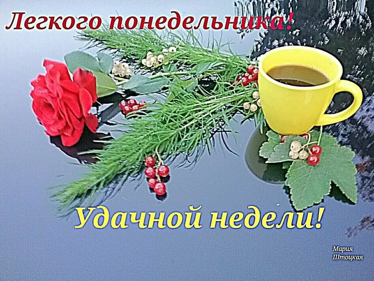 Поздравление с понедельником