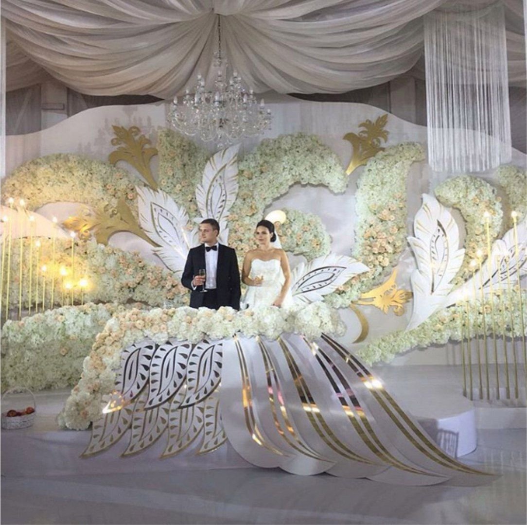 Необычный декор свадьбы