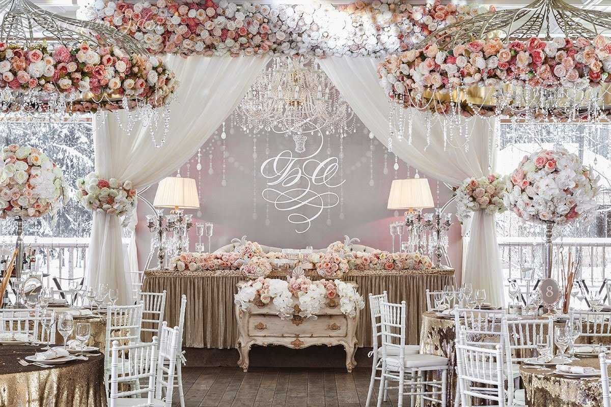 Современное украшение свадьбы