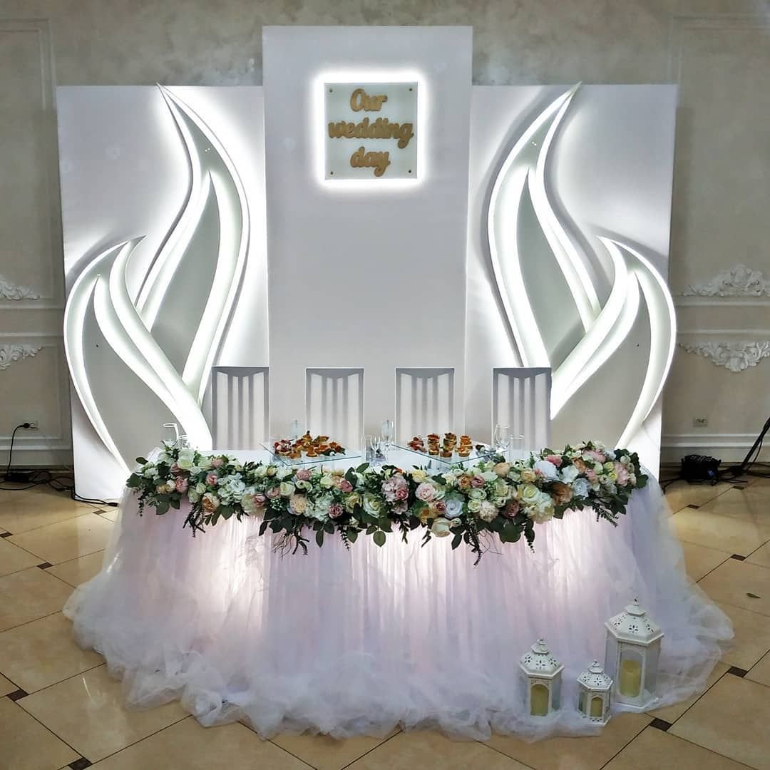 Современный декор свадьбы