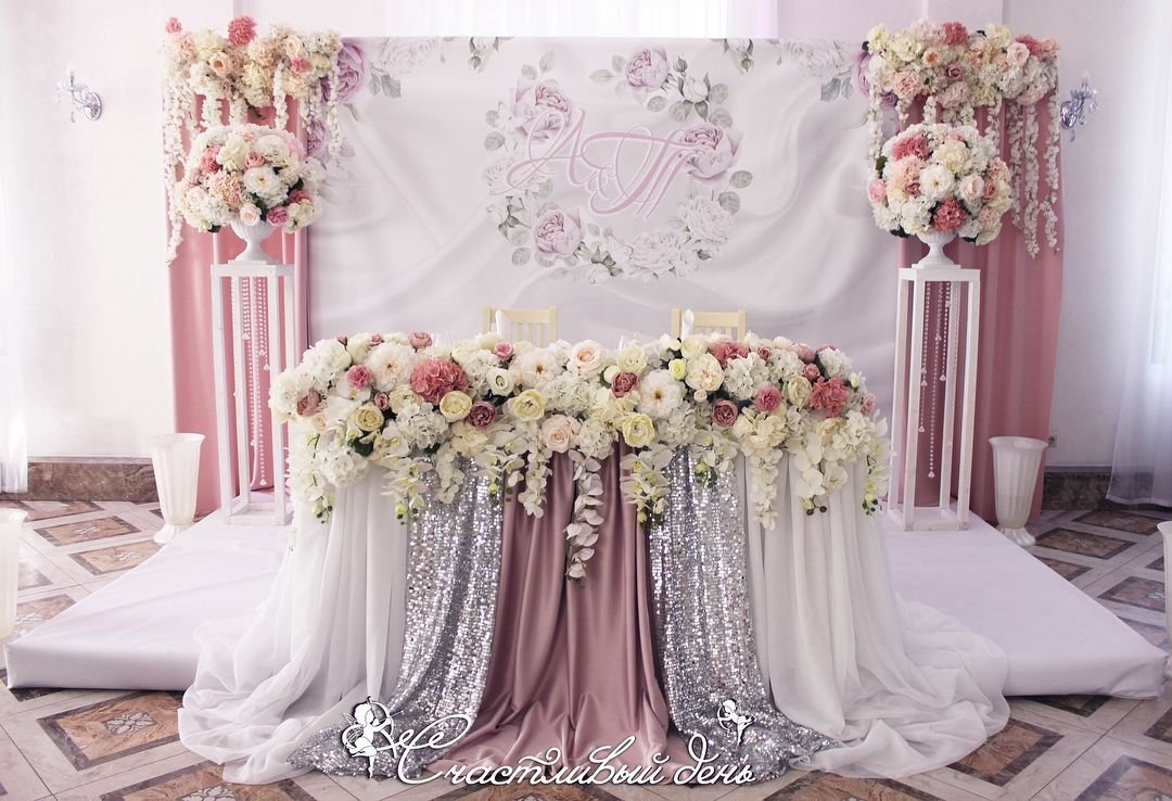 Декор свадебного зала 2020