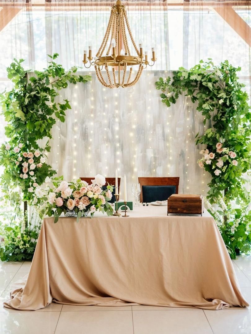 Украшение Президиума на свадьбу