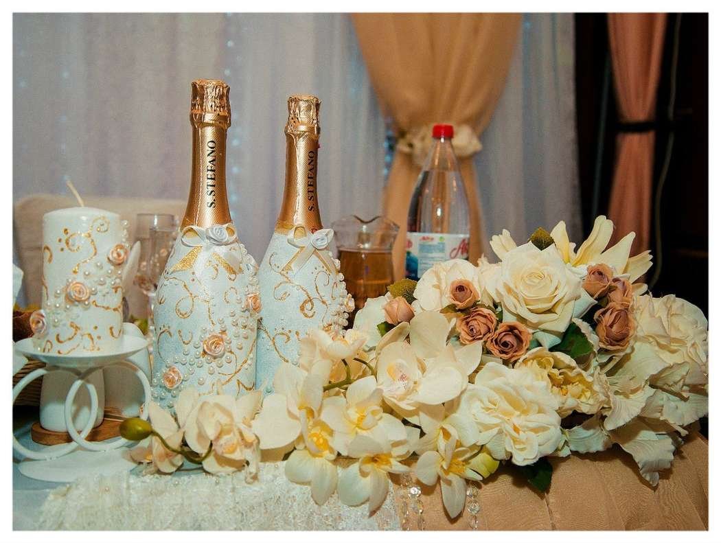 Декор свадьбы в золотом цвете