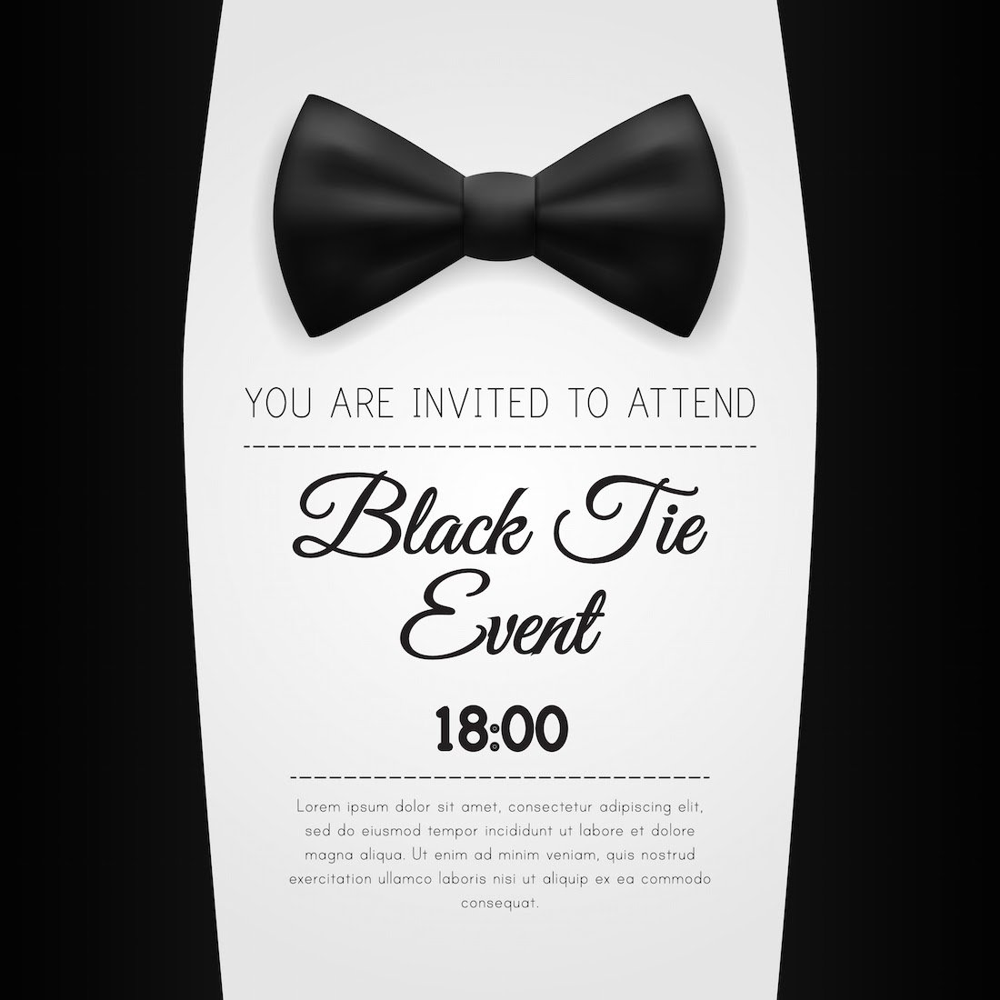 Приглашение на only Black Party