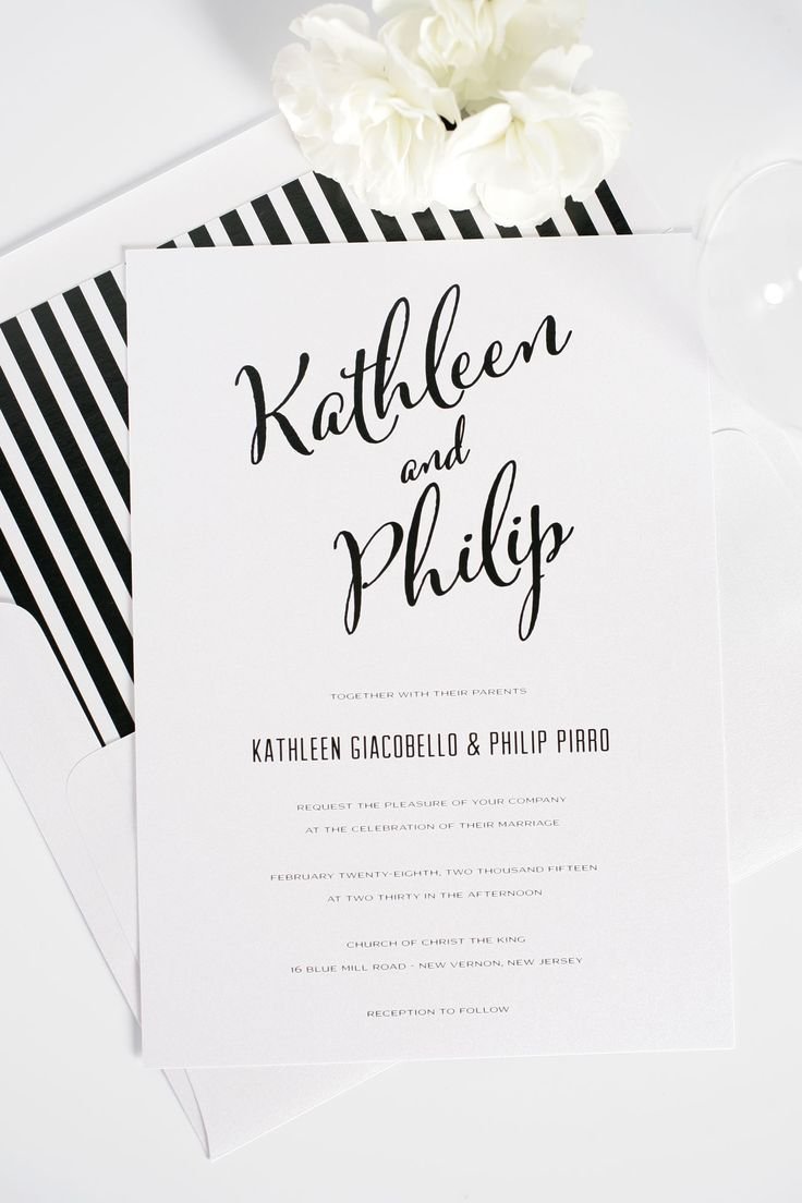 Приглашение на черно белую вечеринку шаблон