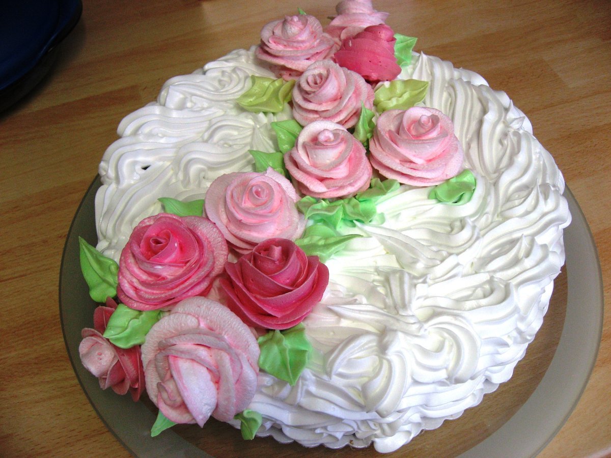 Украшения из белкового крема