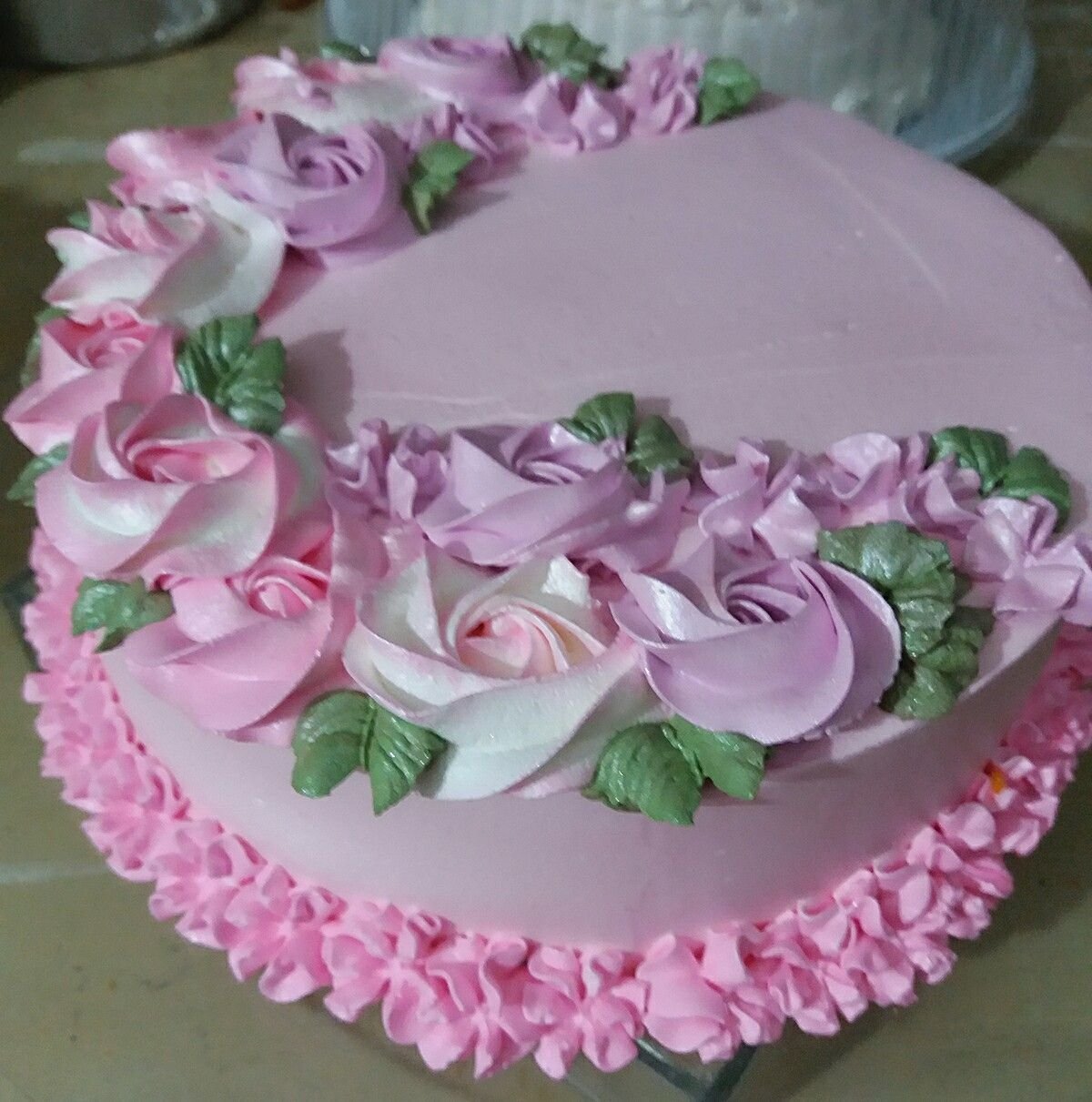 Торт с белковым кремом