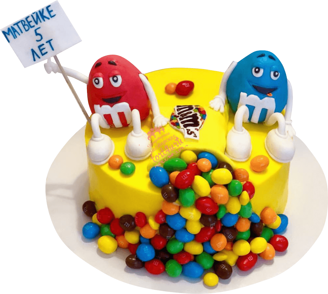 Украшение торта киткатом