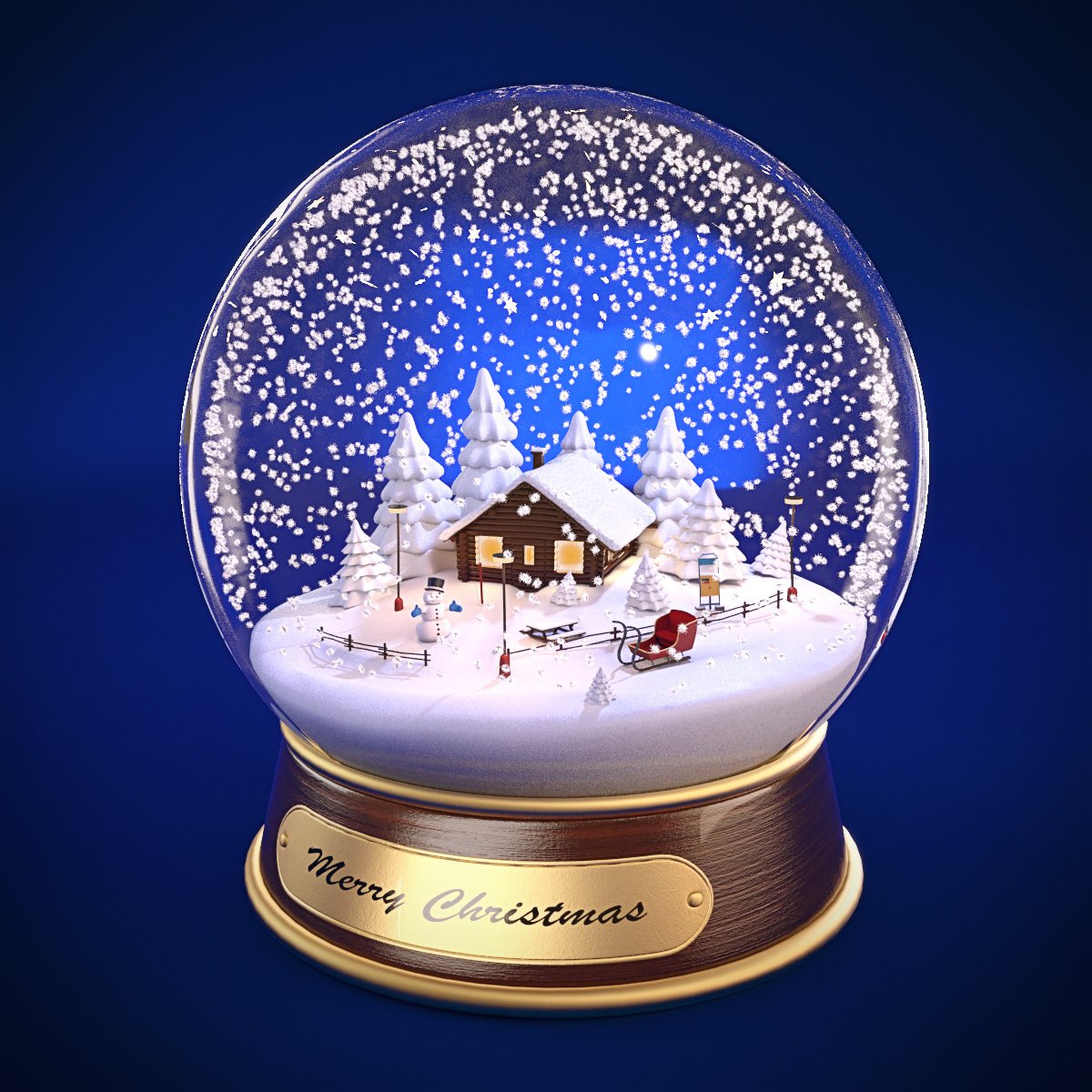 Snow Globe снежный-шар