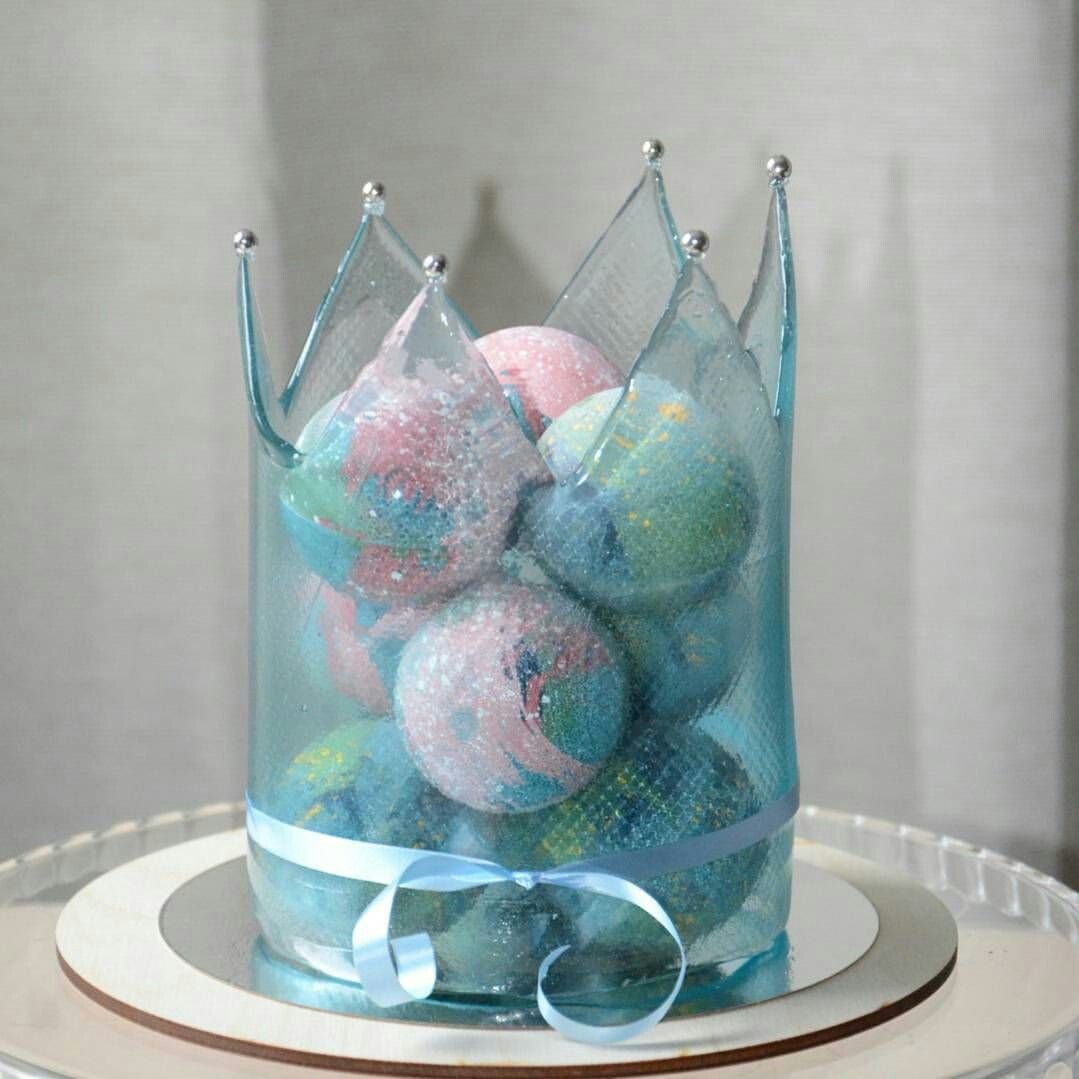 Карамельные шары для торта