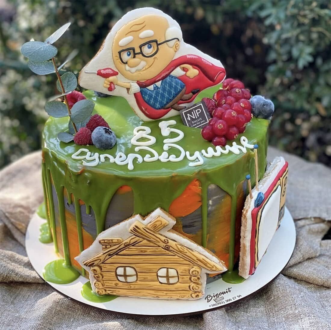 Мужской торт на день рождения