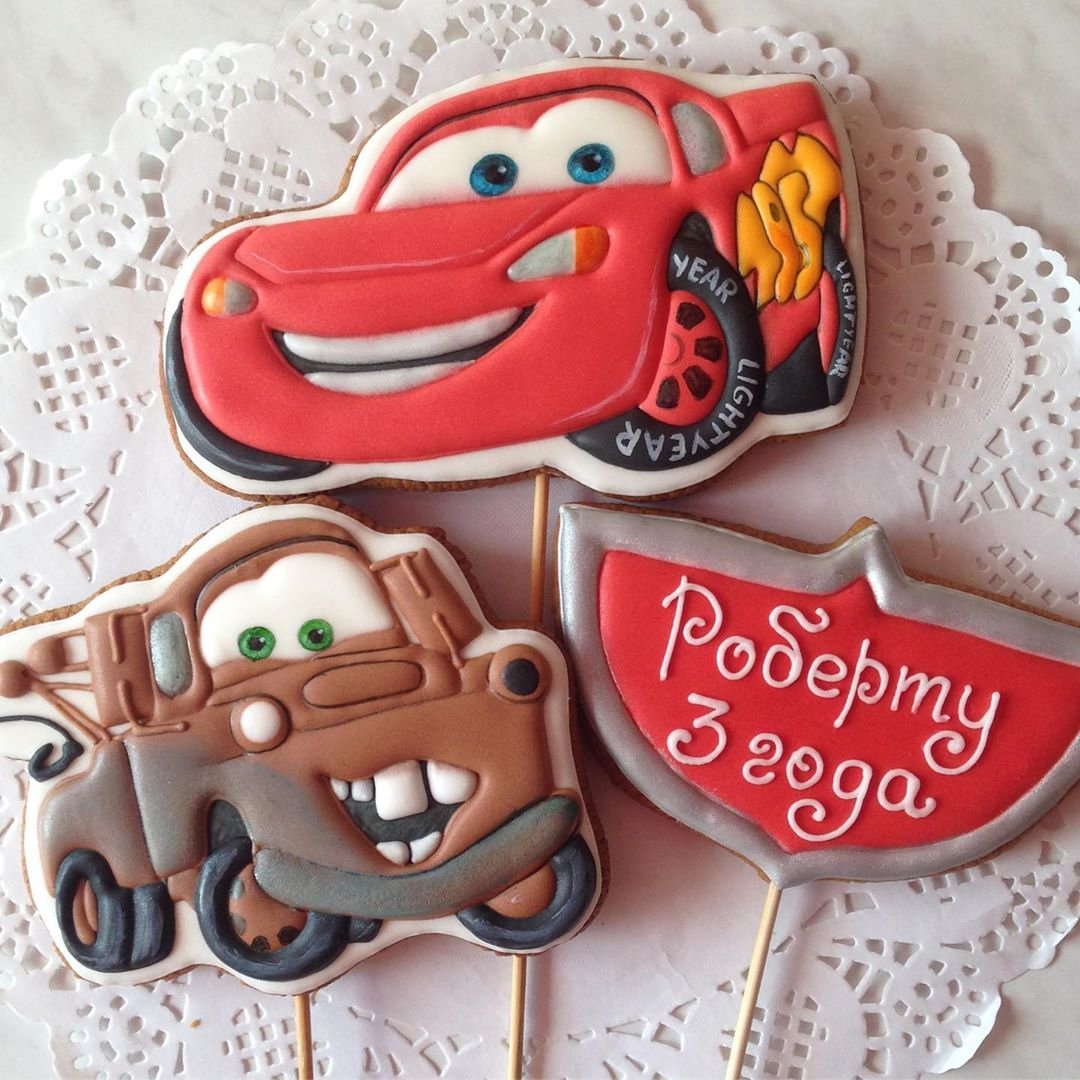 Имбирные пряники Тачки