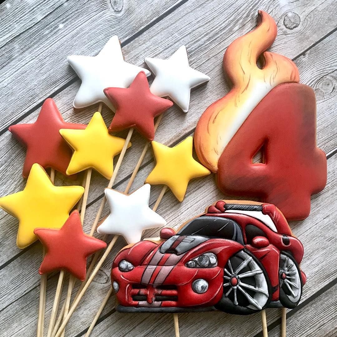 Пряничные топперы машины